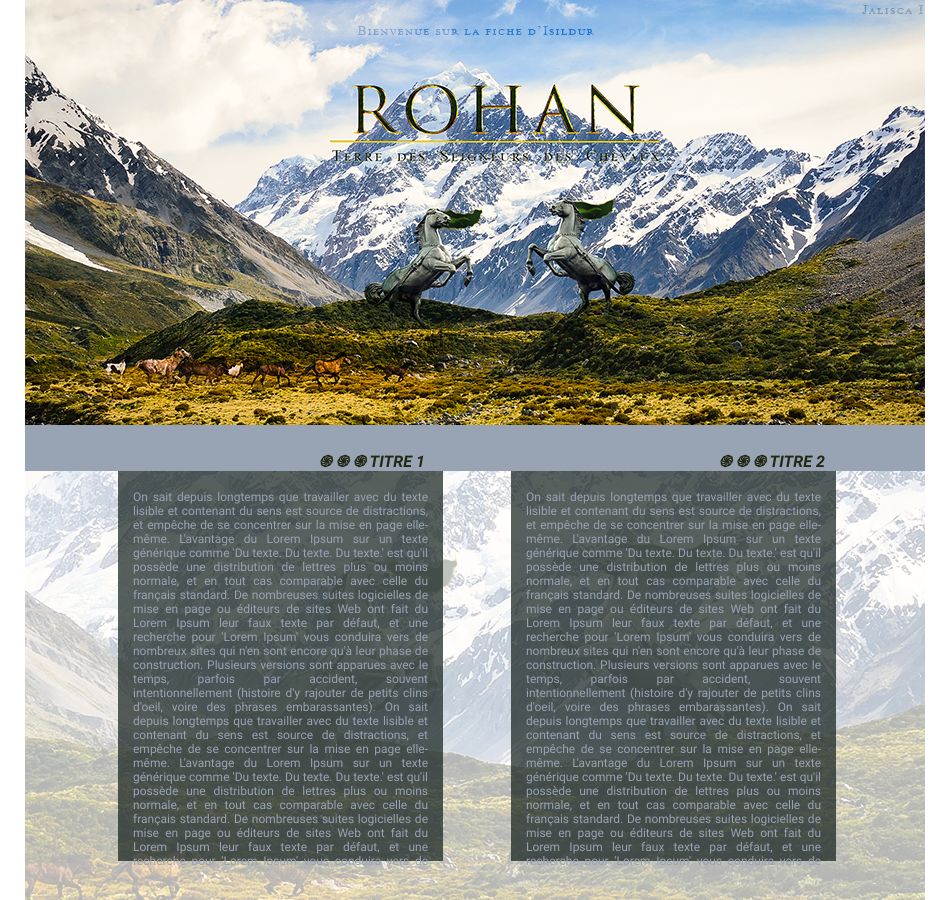 Fiche Isildur, par Galad-El