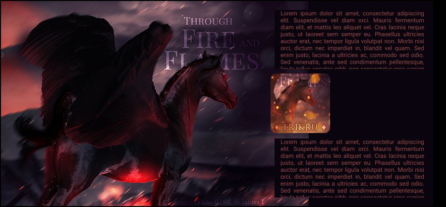 Fiche Equideow, par Galad-El