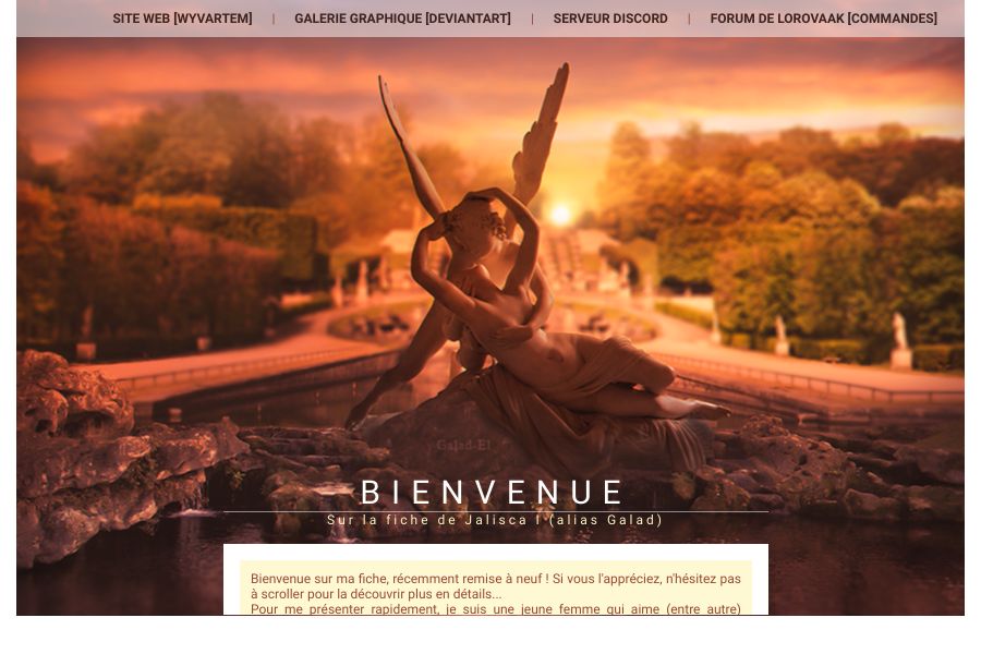 Fiche Perso, par Galad-El