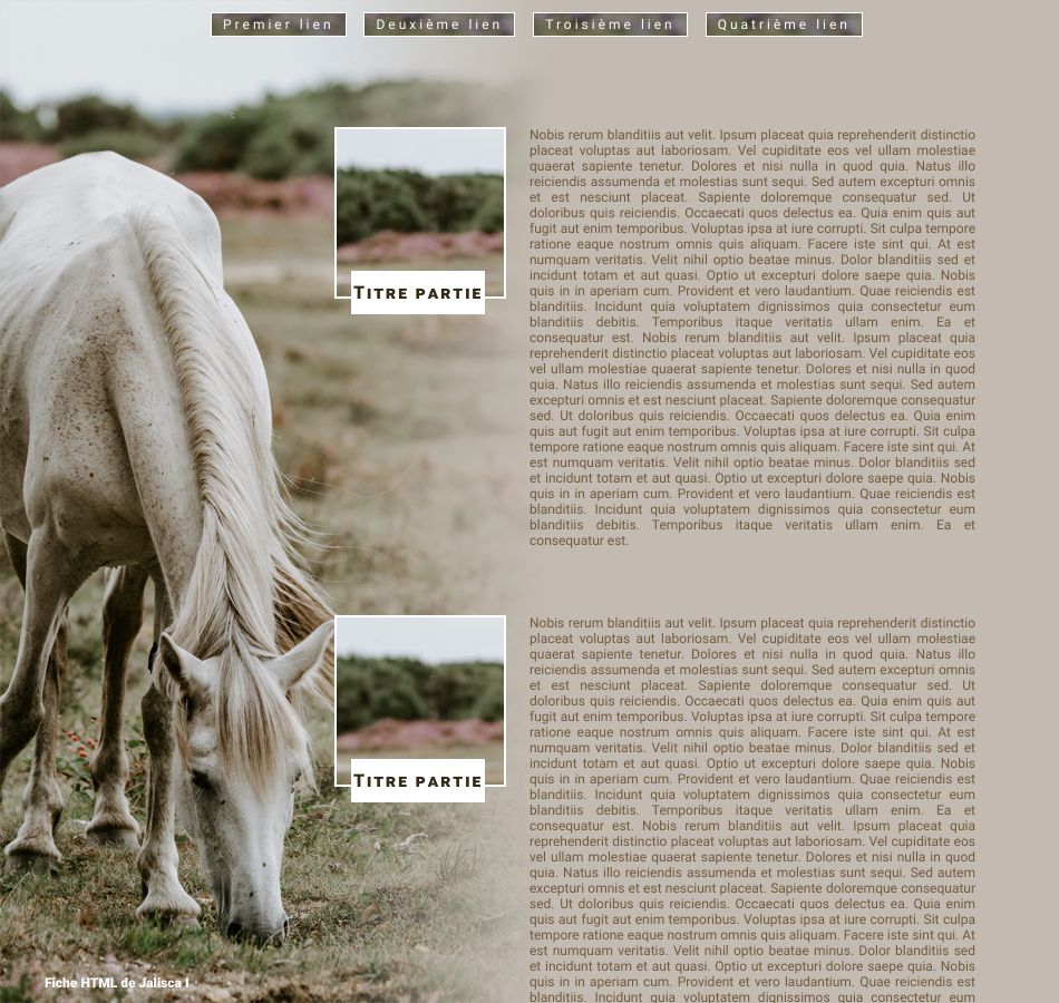 Fiche Cheval, par Galad-El