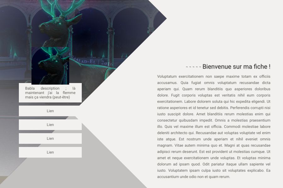 Fiche perso, par Galad-El