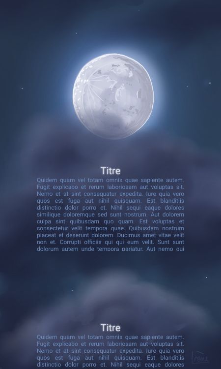 C'est écrit dans les nuages, par Galad-El