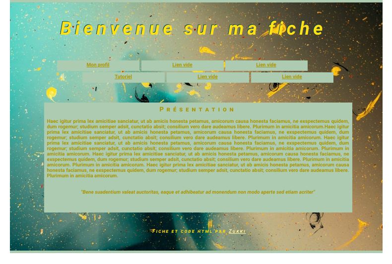 [Libre-service] Bleu & Jaune, par Zukki