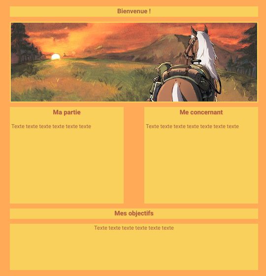 Fiche 3 orange et Epona, par Vulcane