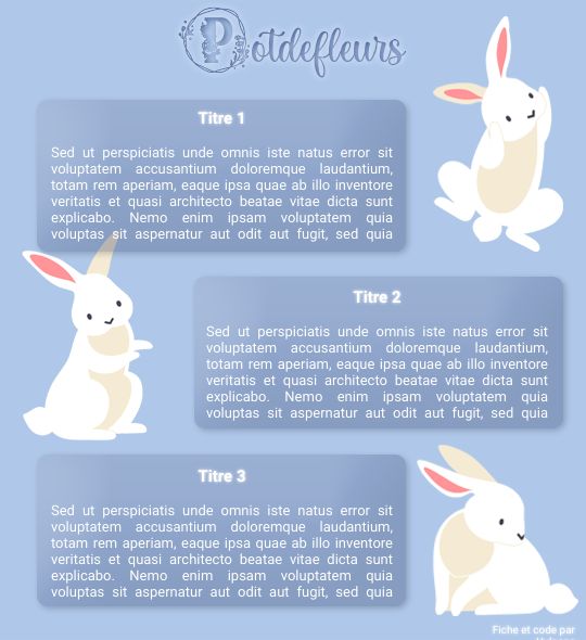 Commande de Potdefleurs, par Vulcane