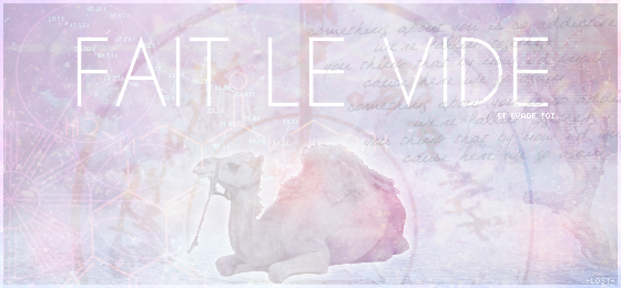 •| Fait le vide pour t'évader, par -Lost-