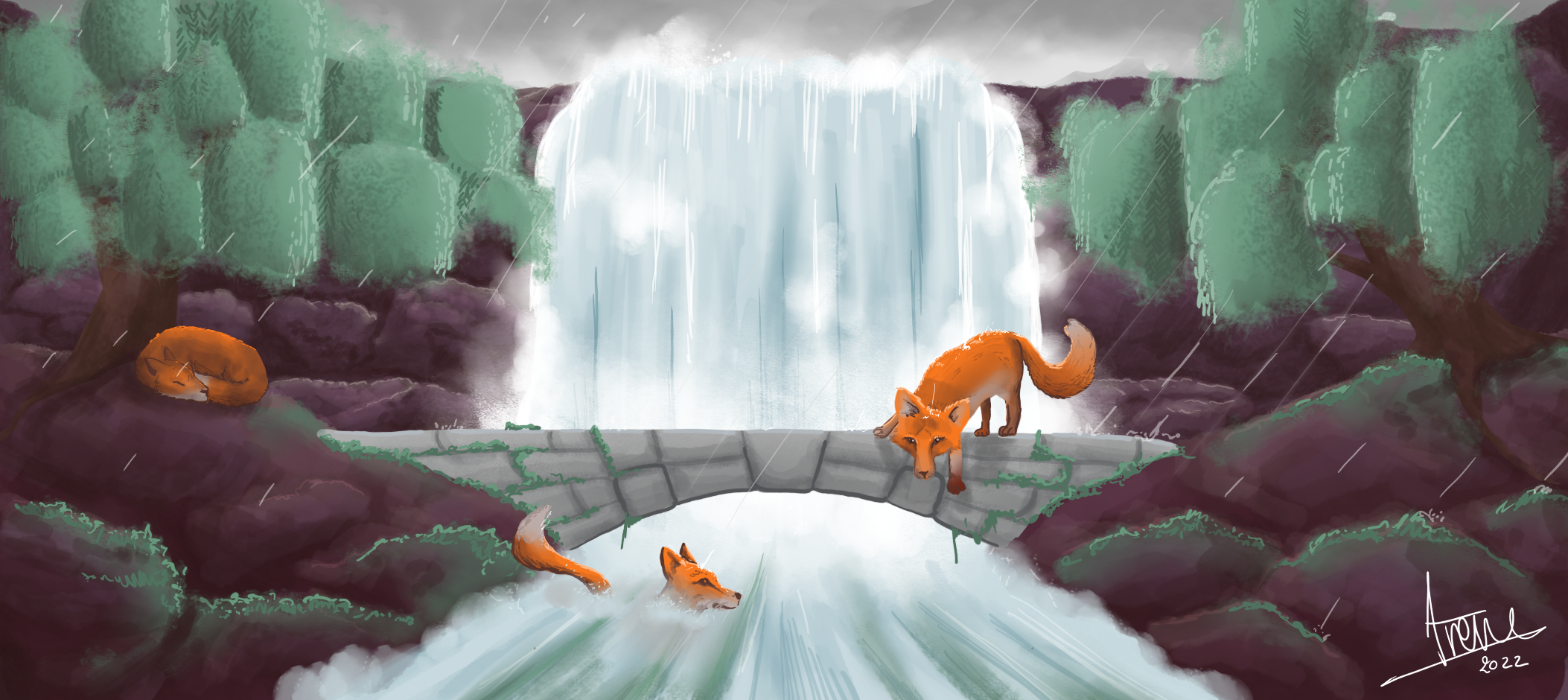 Singing in the rain, par Galad-El