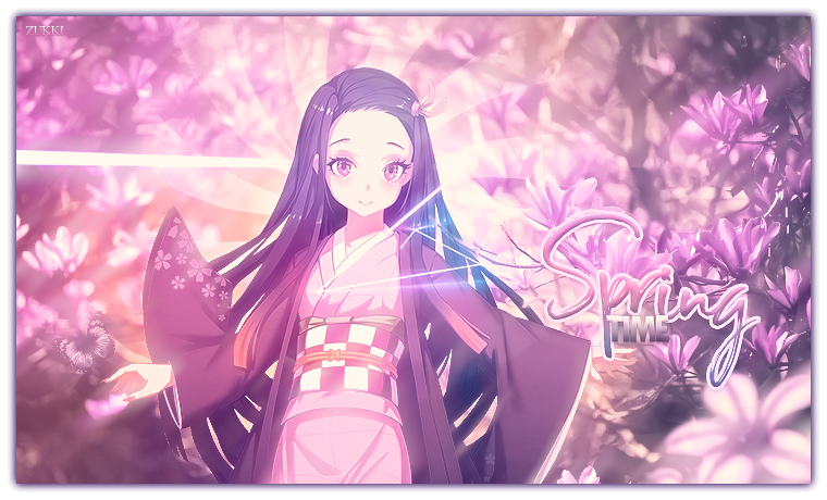 Spring Time with Nezuko, par Zukki