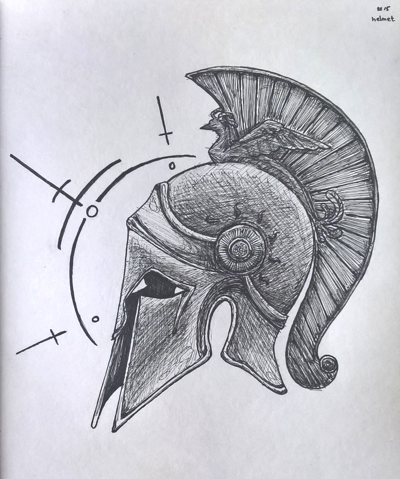 #15 helmet, par Milou