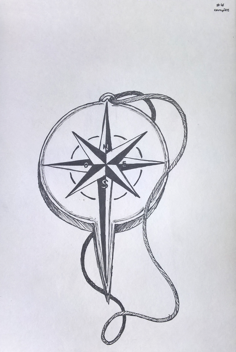 #16 compass, par Milou