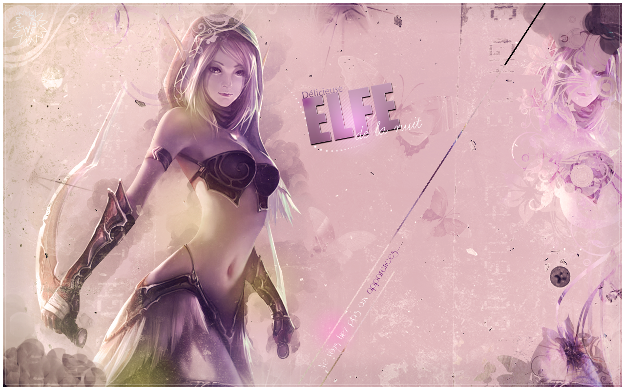 Elfe de la nuit, par Miettes