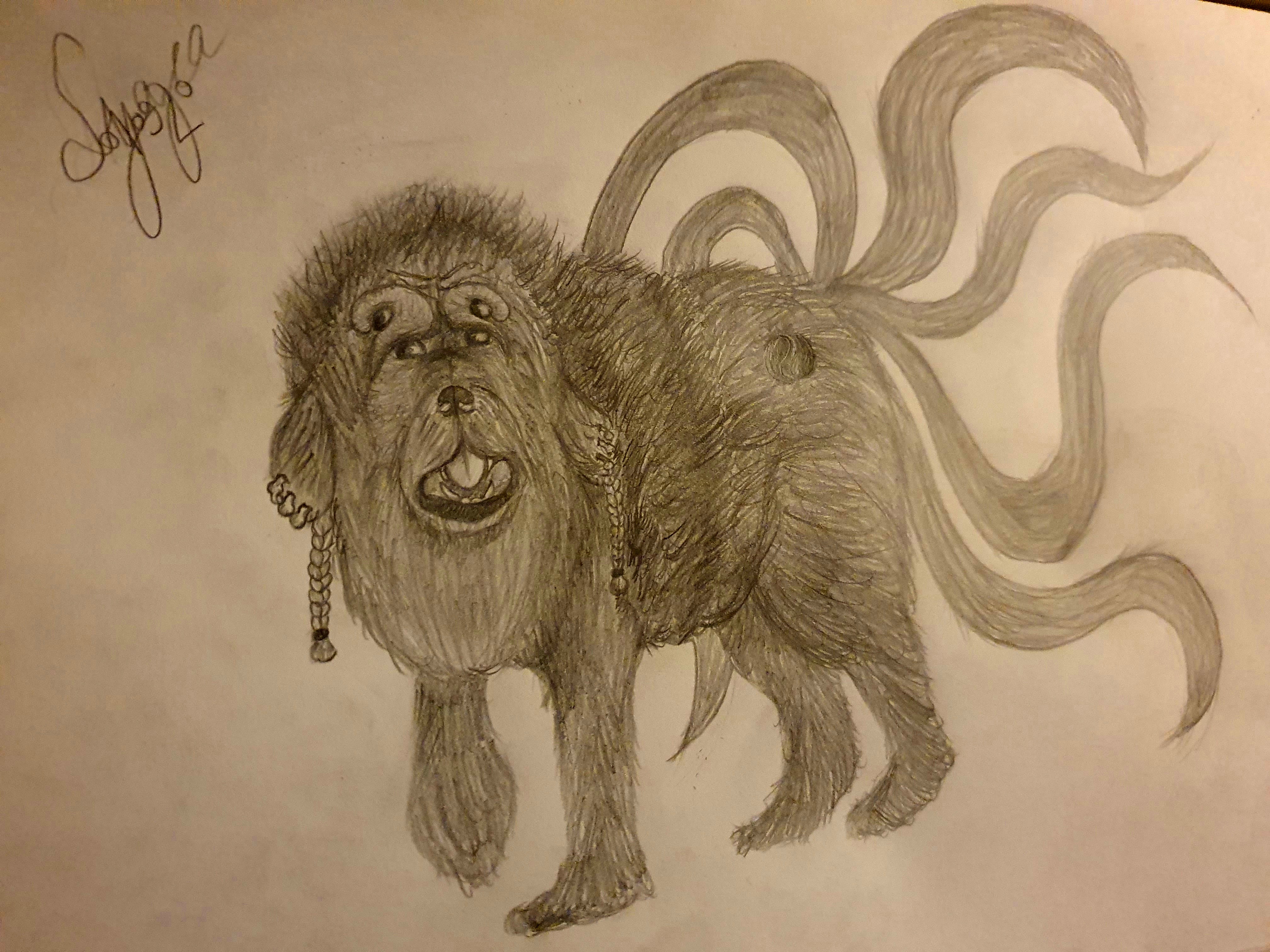 Gardien à 4 yeux, par Sygea