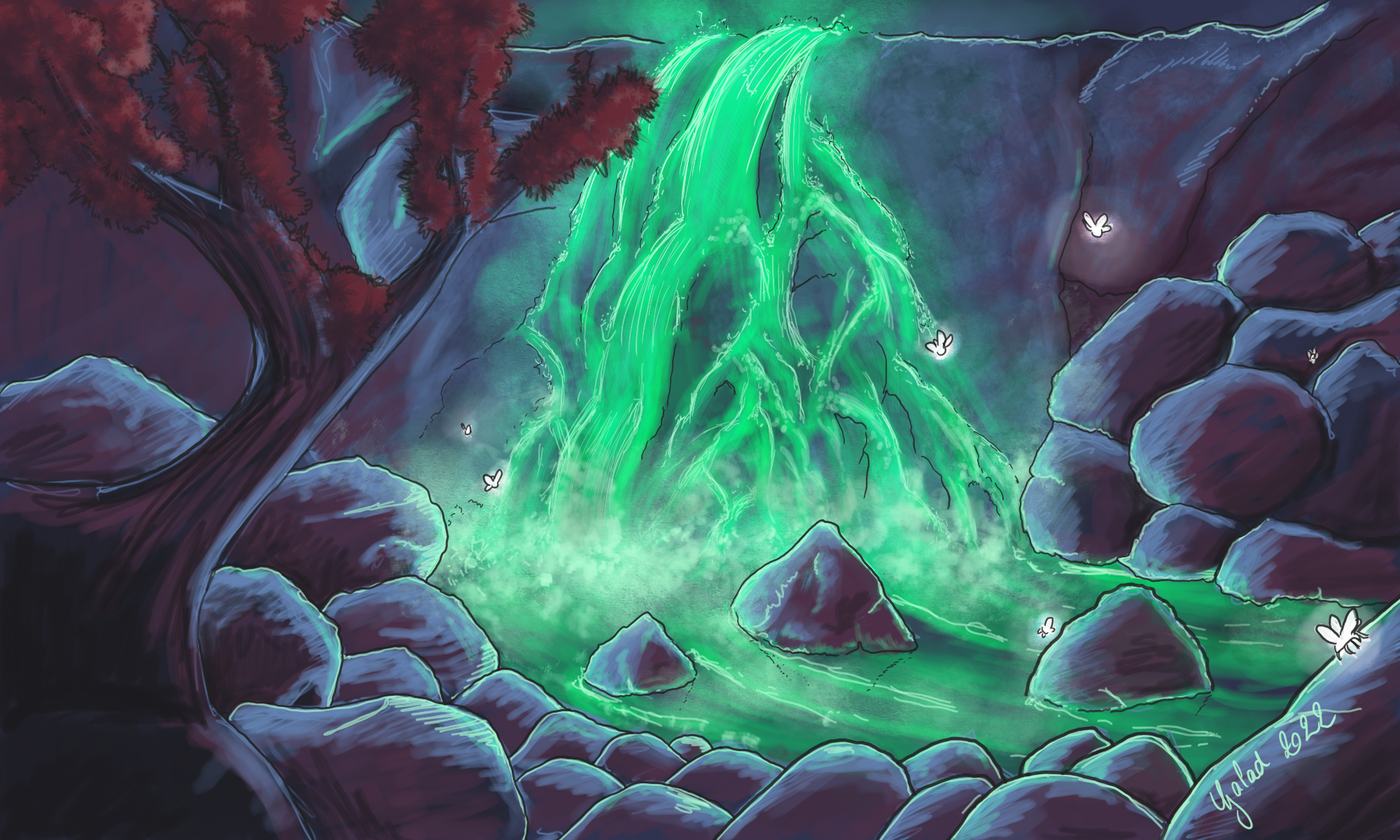 Cascade Radioactive, par Galad-El