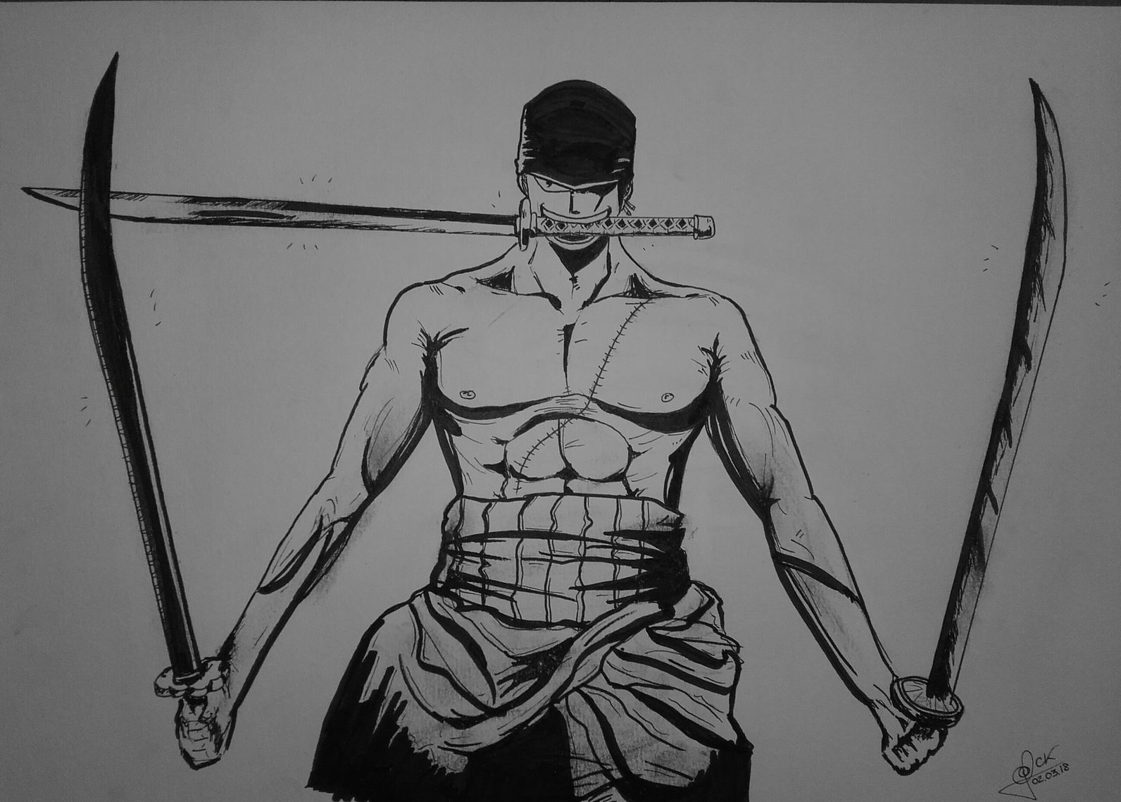 Roronoa Zoro - 2018, par Zukki