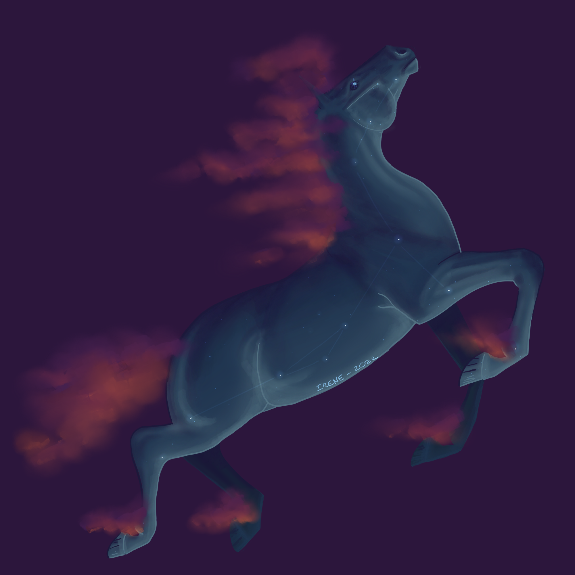 Poney Cosmique, par Galad-El