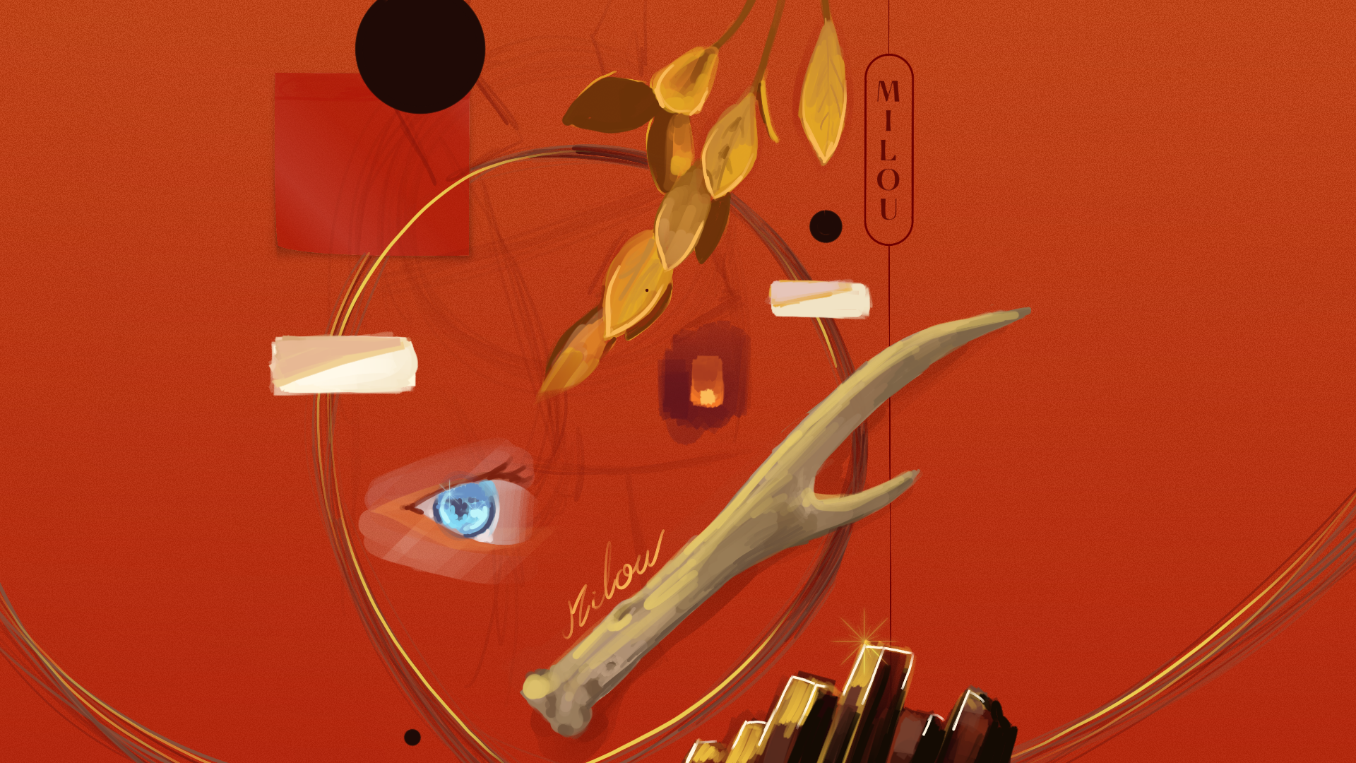 Fond écran Milou, par CHAUSSETTE