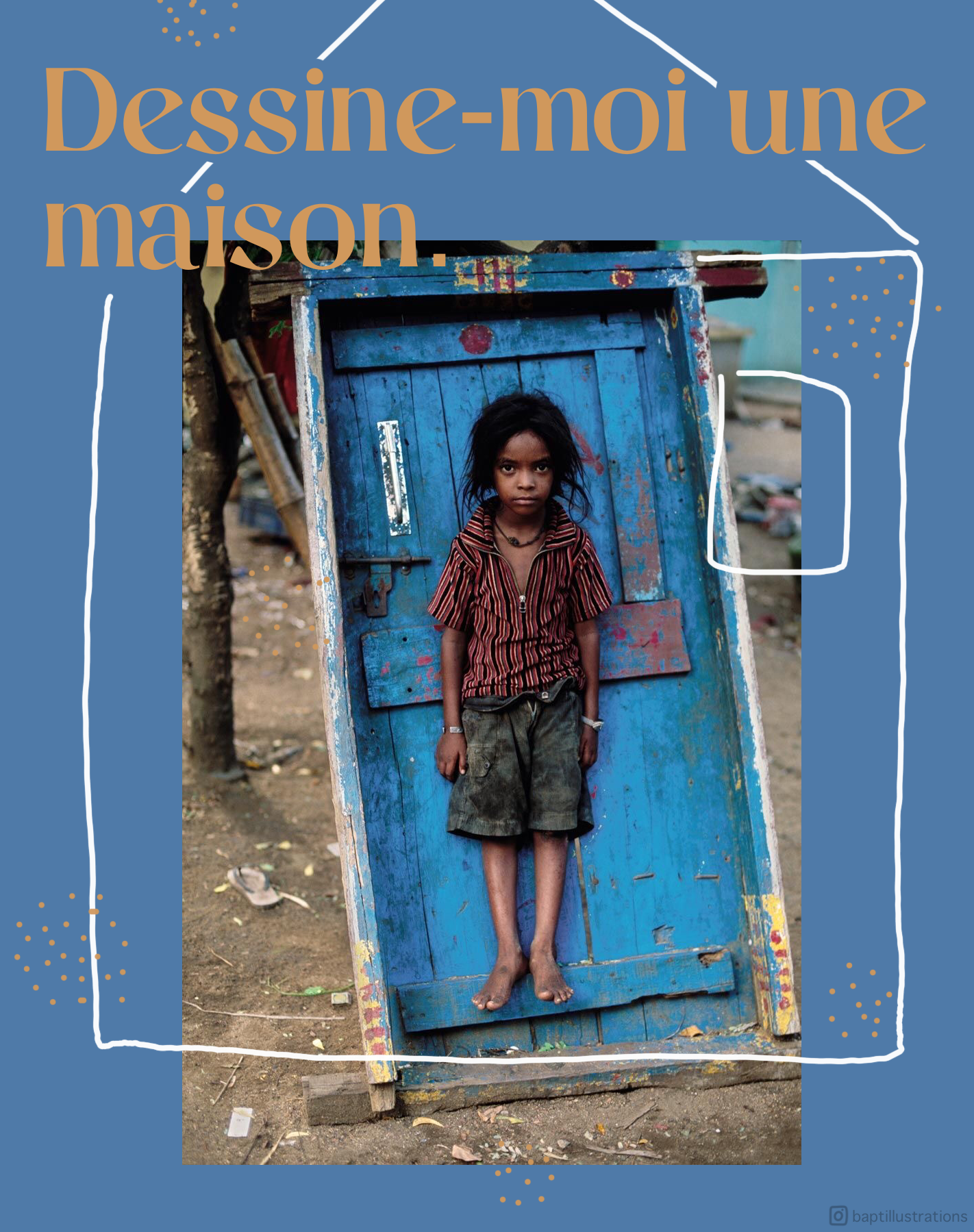 Dessine-moi une maison, par CHAUSSETTE