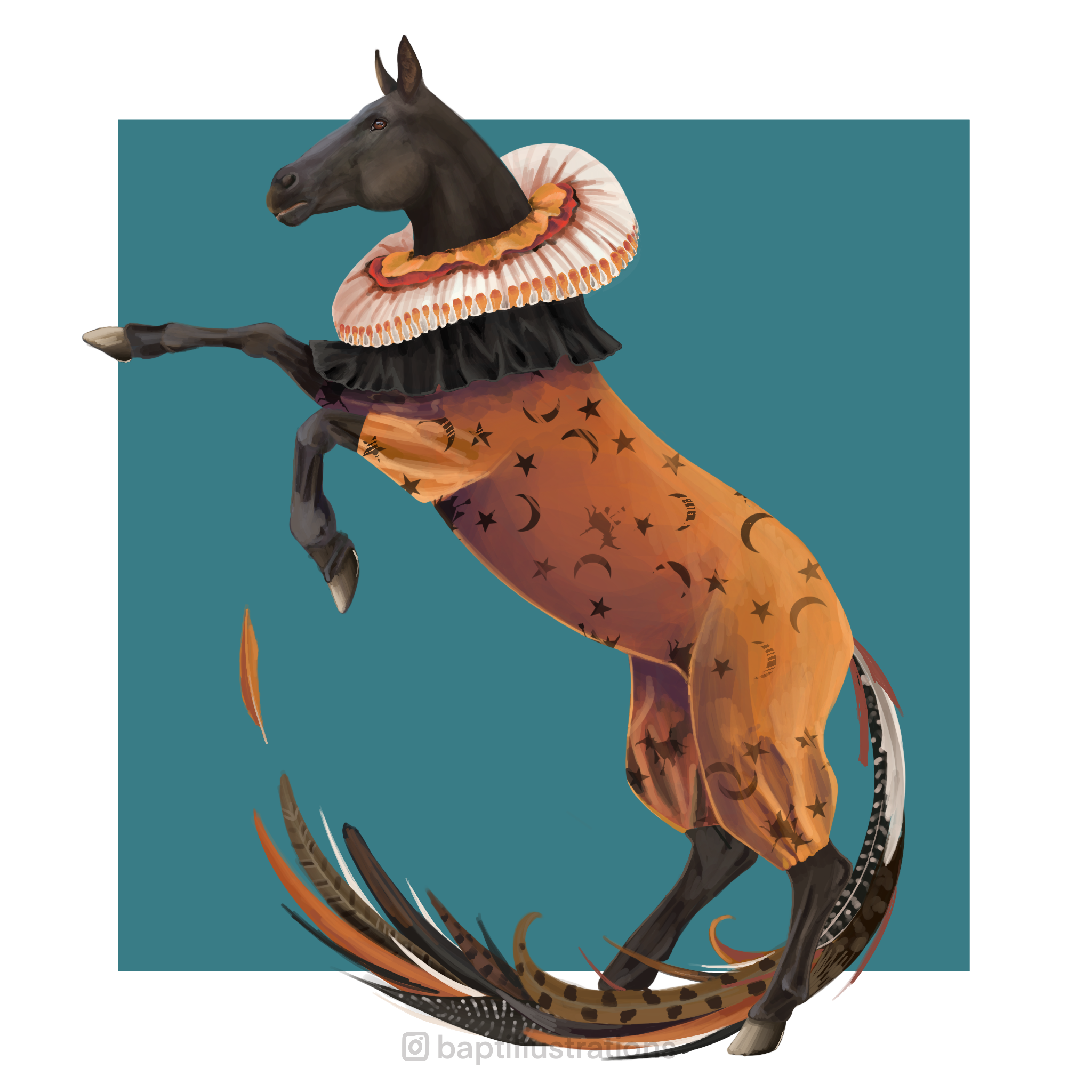 Ocher Feather, par CHAUSSETTE