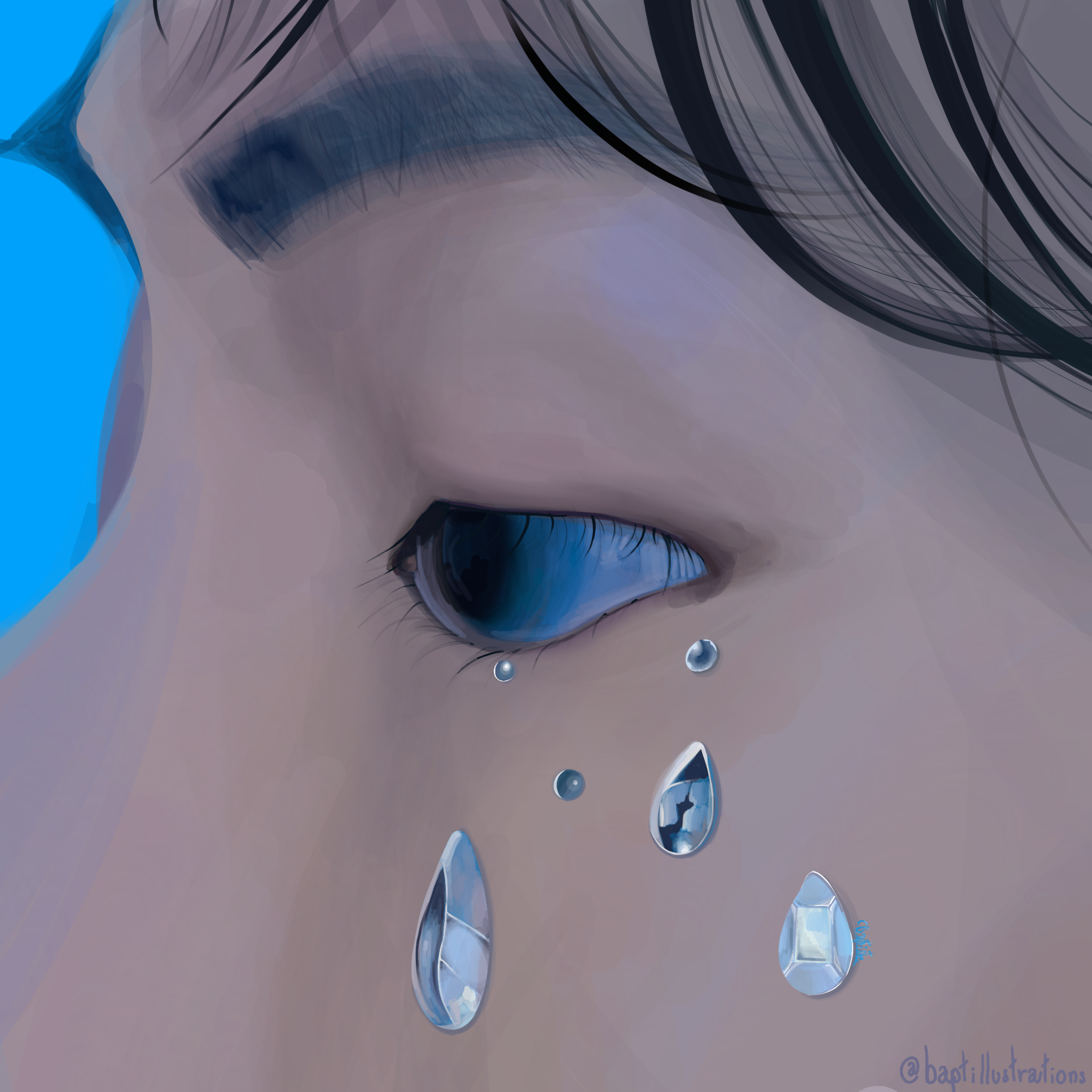 Taehyung fanart, par CHAUSSETTE