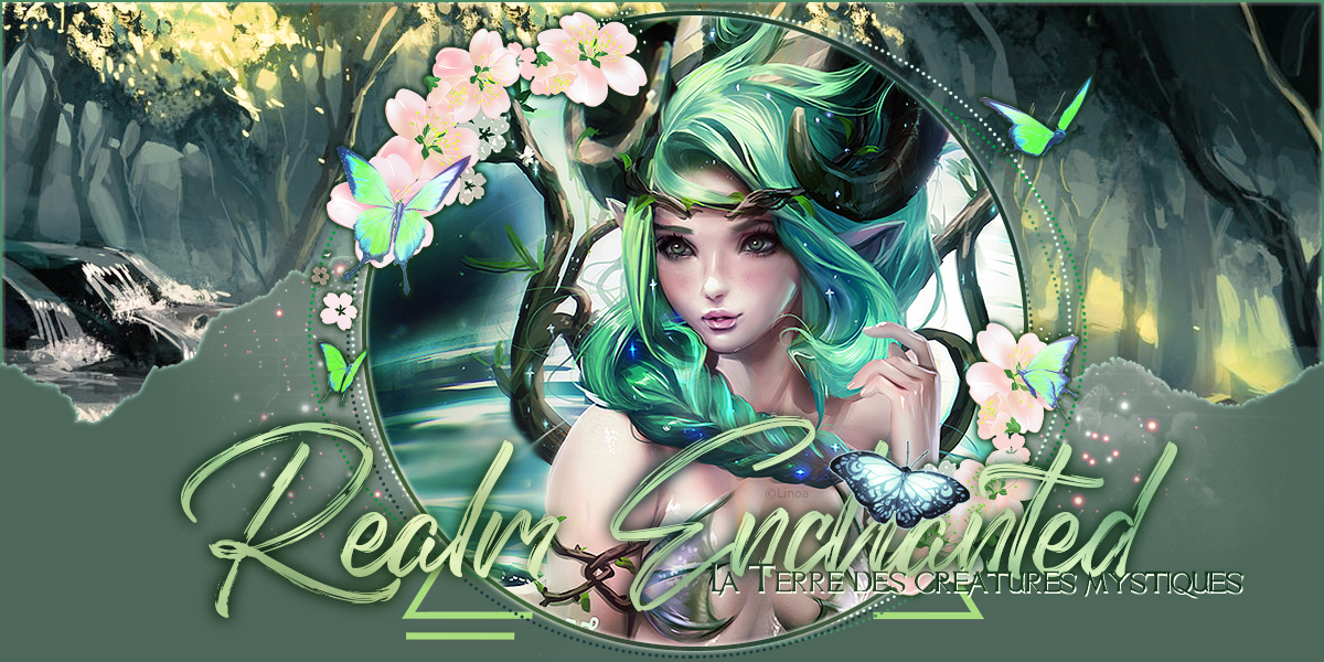 Bannière printanière Realm Enchanted 2020, par Linoa