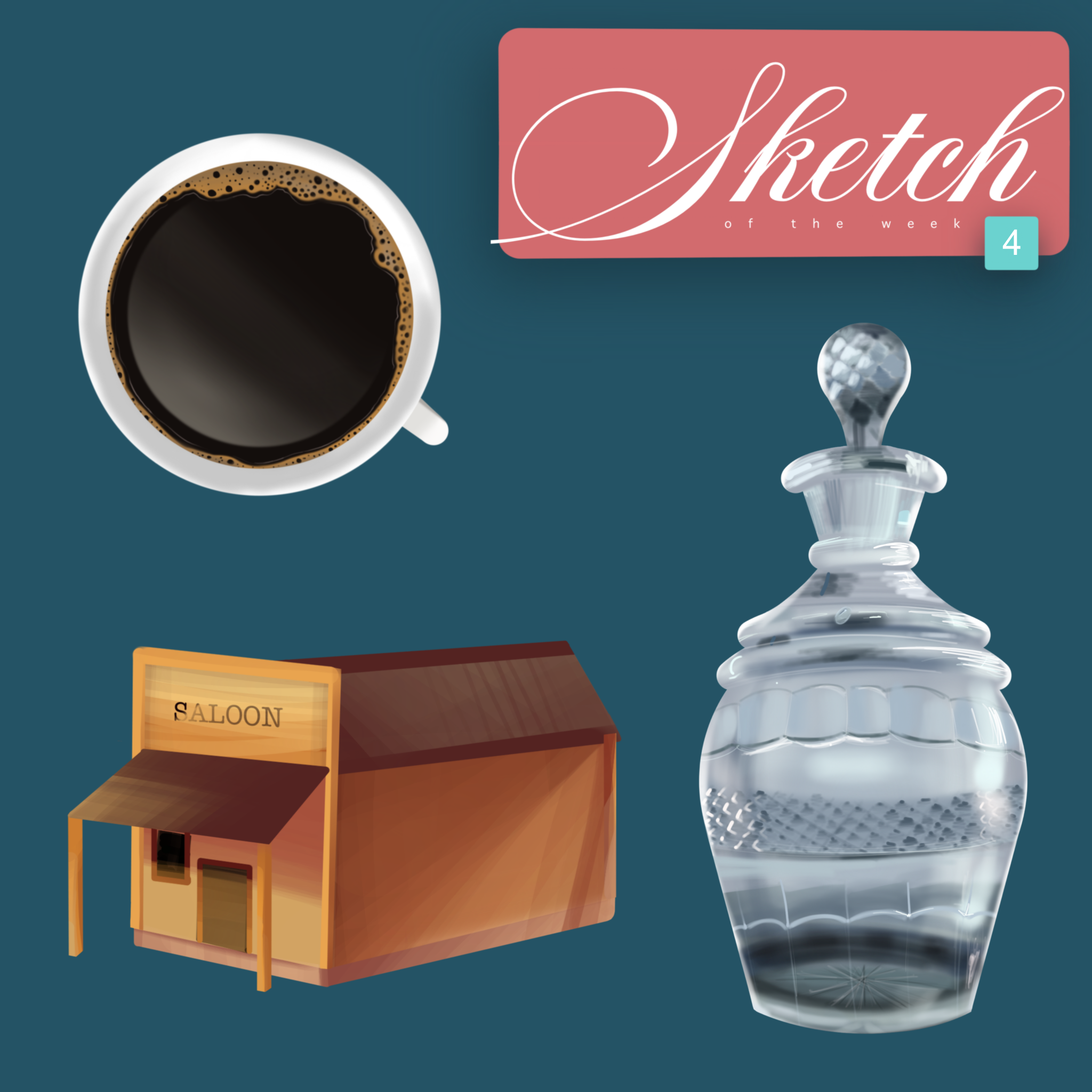 Sketch of the week 4, par CHAUSSETTE