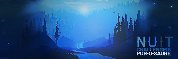 Bannière pour le challeng-ô-saure sur PÔS, par Fraisy Sarcasm