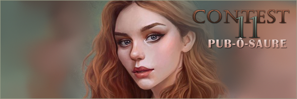 Bannière pour le contest-ô-saure sur PÔS, par Fraisy Sarcasm