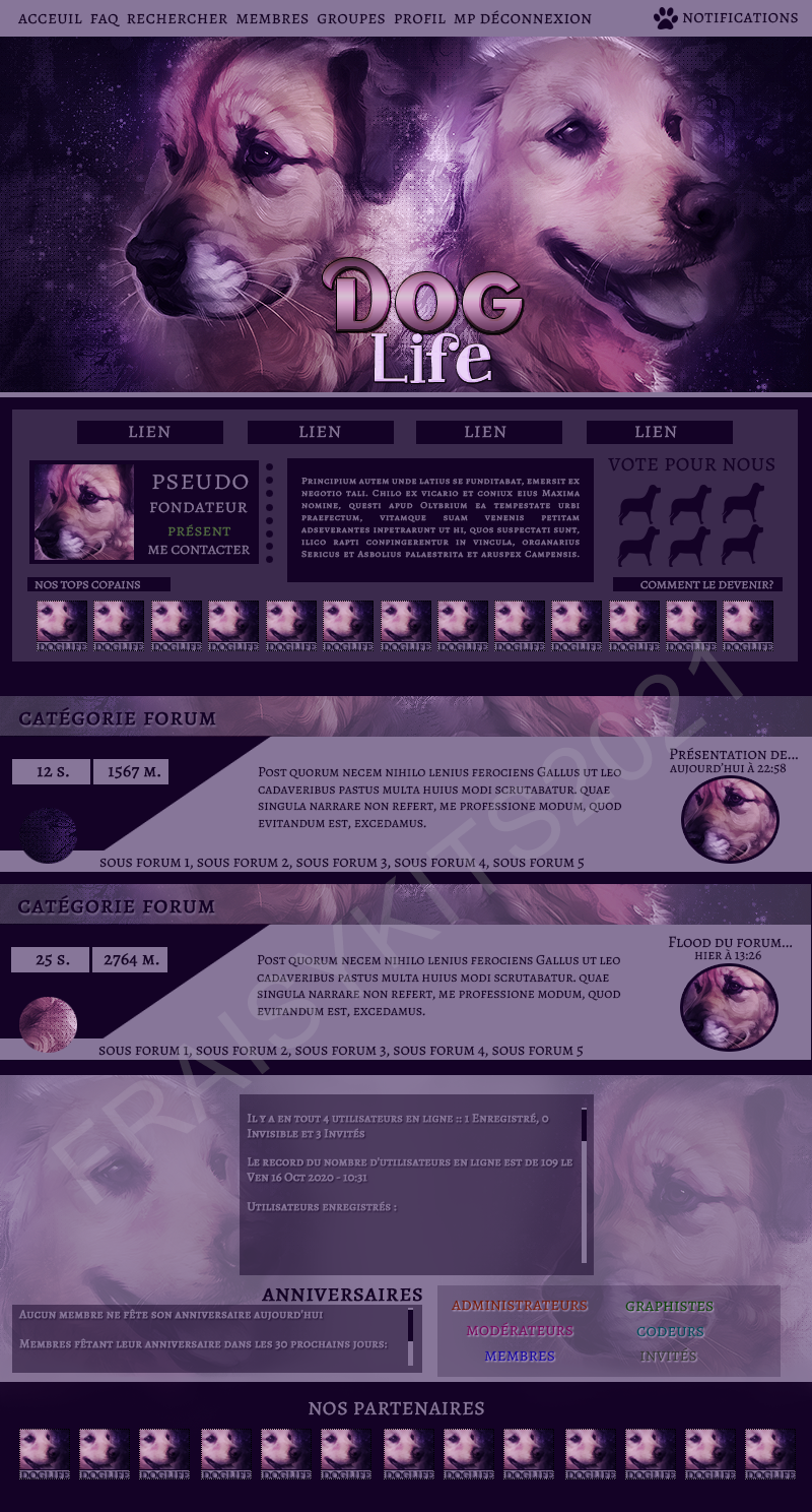 MAQUETTE • Dog Life, par Fraisy Sarcasm