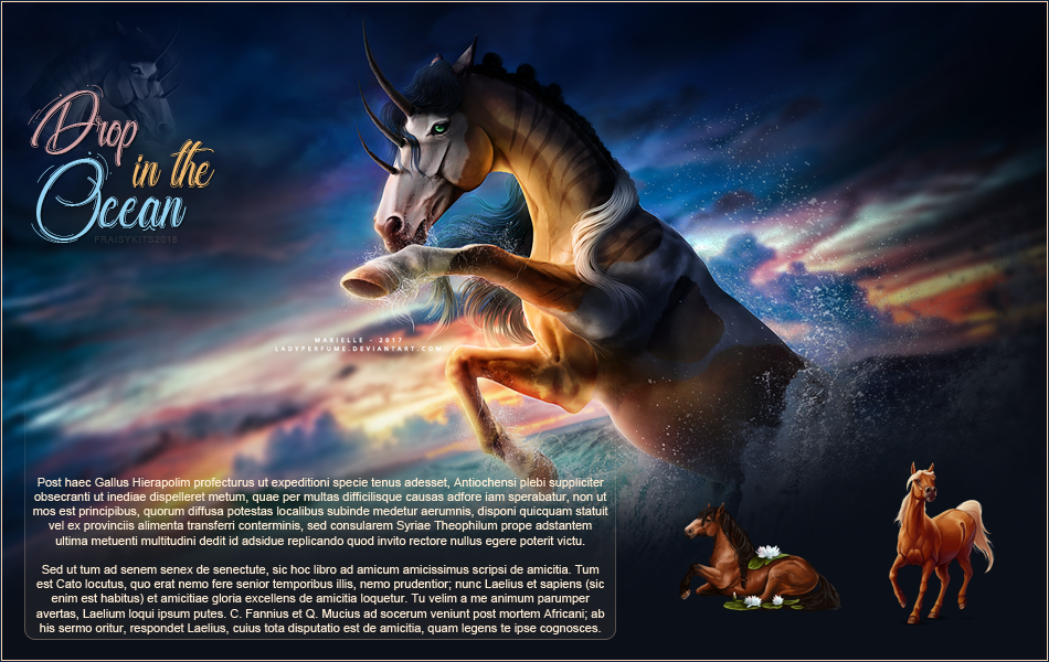 Fiche Drop in the Ocean, par Fraisy Sarcasm