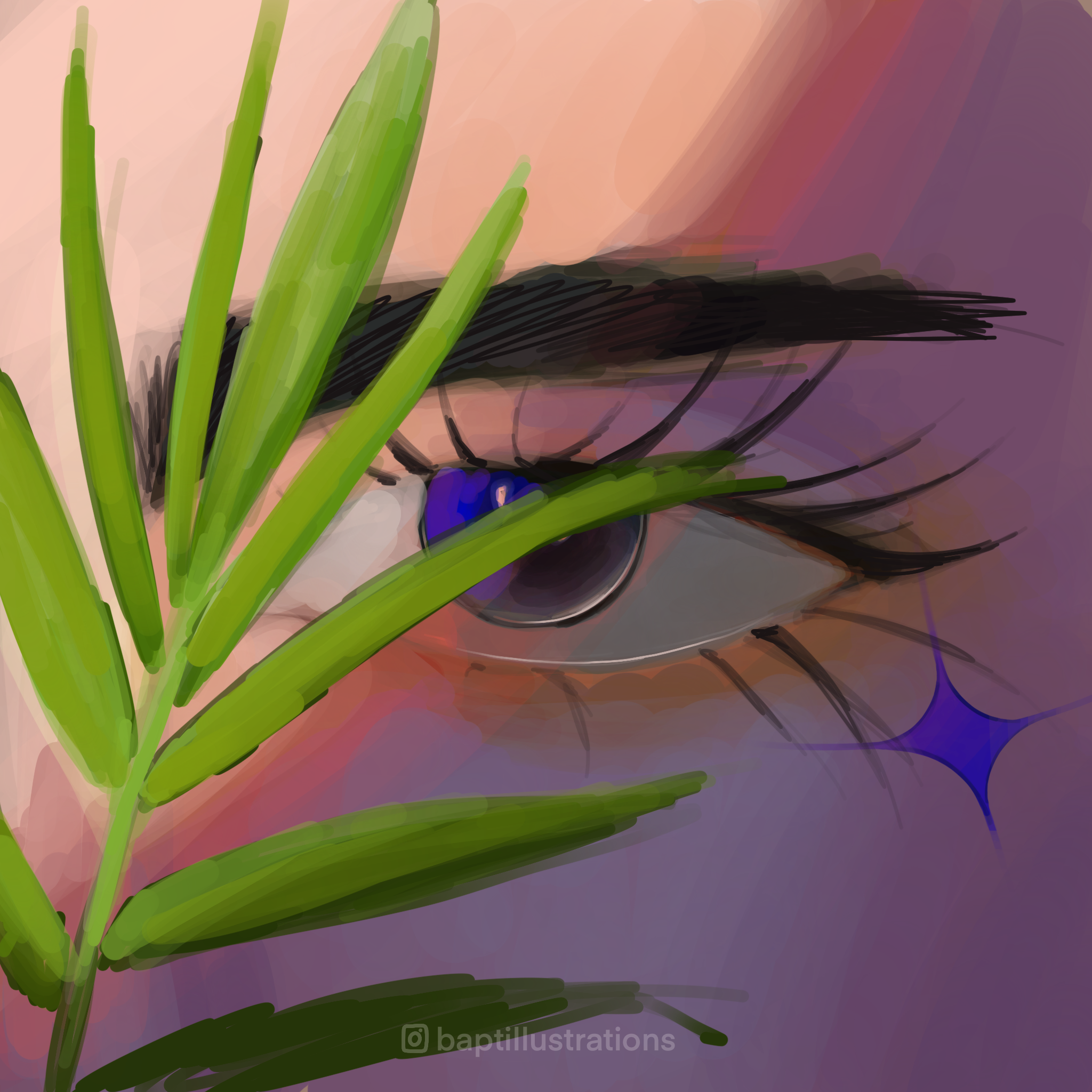 Green eyes, par CHAUSSETTE