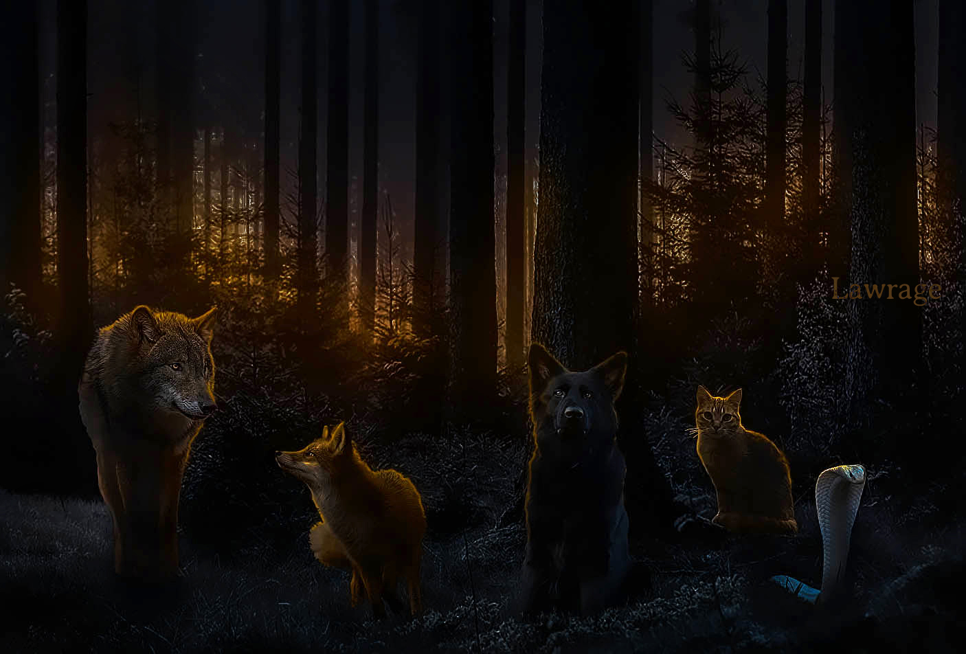 Avant l'aube, par Lawrage