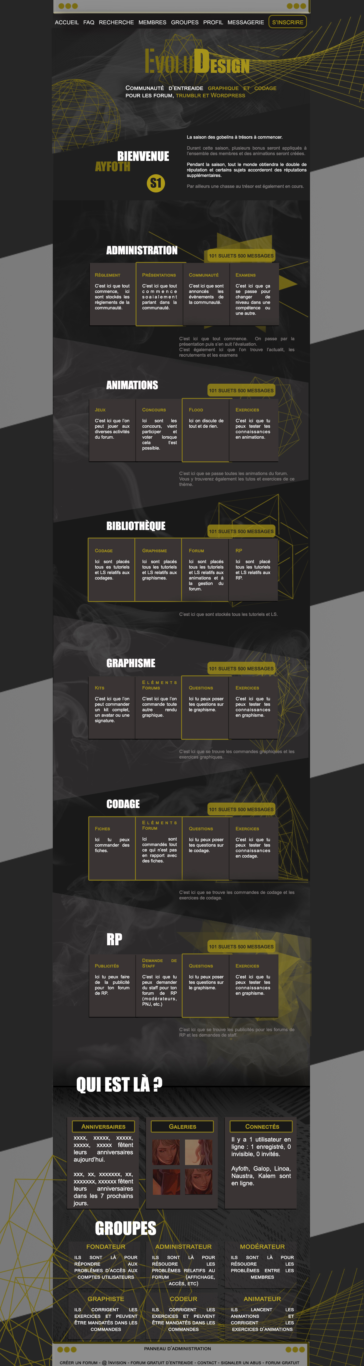 Maquette Géometric, par Ayfoth