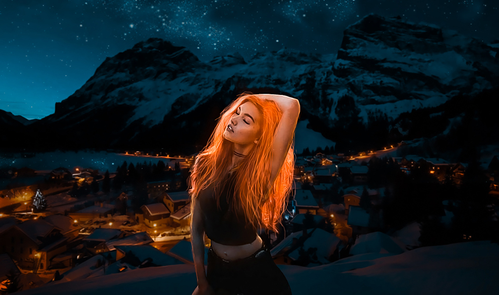 La fille aux cheveux de feu, par Lawrage