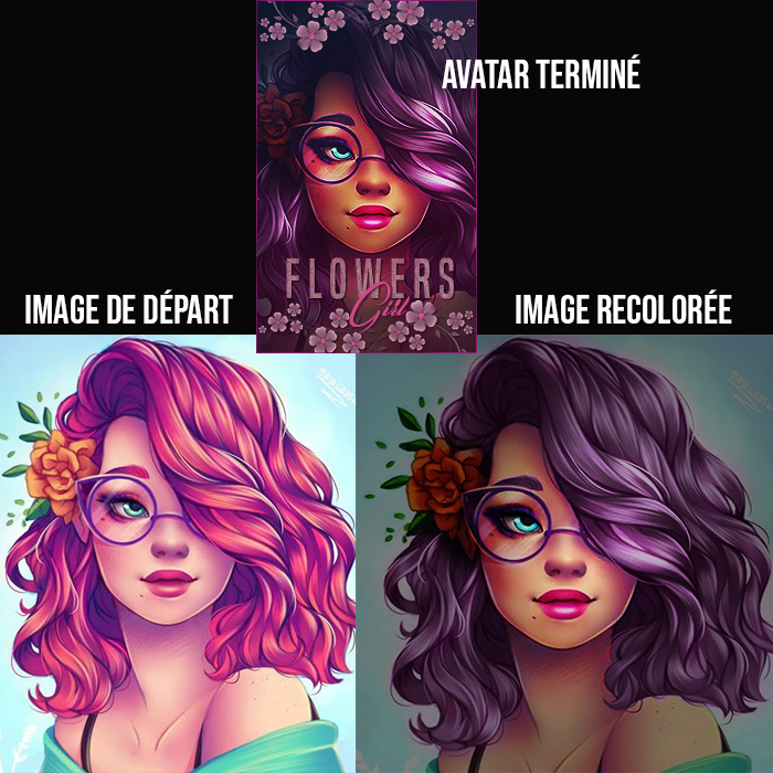 Changement d'univers • Flowers Girl, par Fraisy Sarcasm