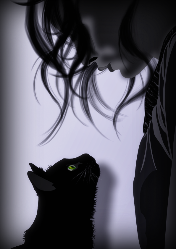 Amour de chat, par Tamara