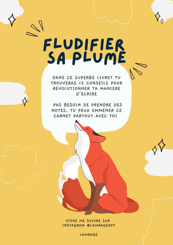 Couverture livret : fluidifier son écriture, par Lawrage