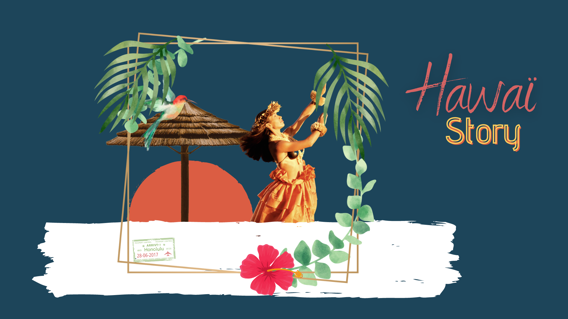 Commande pour Hawaï Story, par Mina