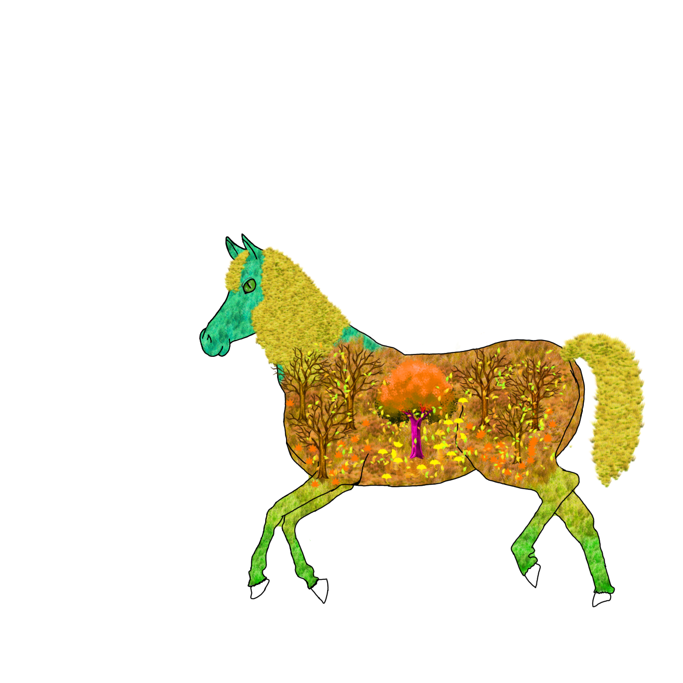 New forest, par Tempête d’automne