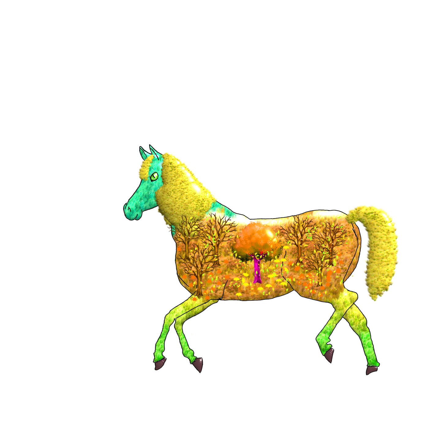 Autumn forest, par Tempête d’automne