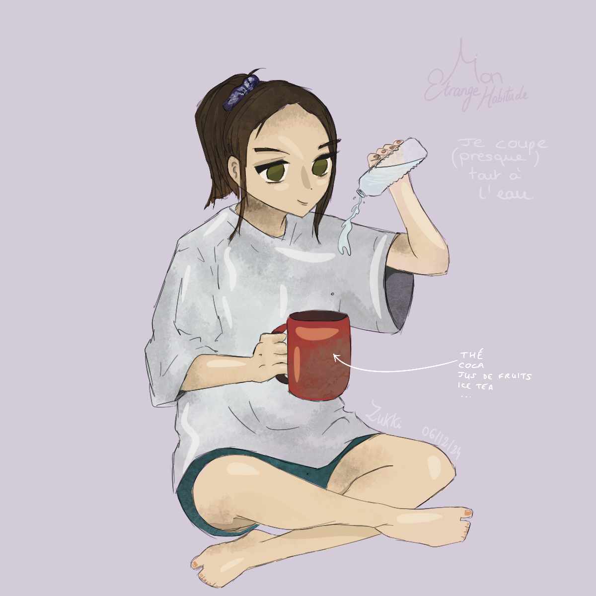 Étrange habitude, par Zukki