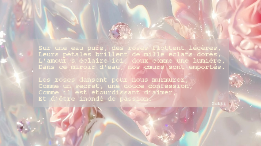 Les roses et l'amour, par Zukki