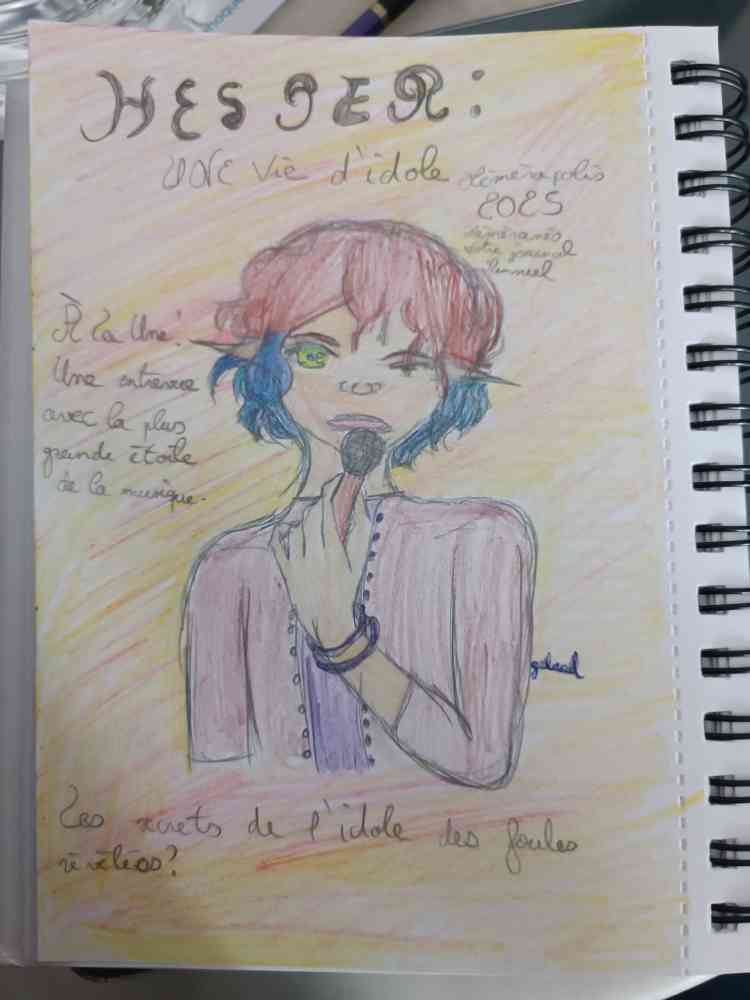 Hesper, l'idole mystérieuse, par Galaad Night