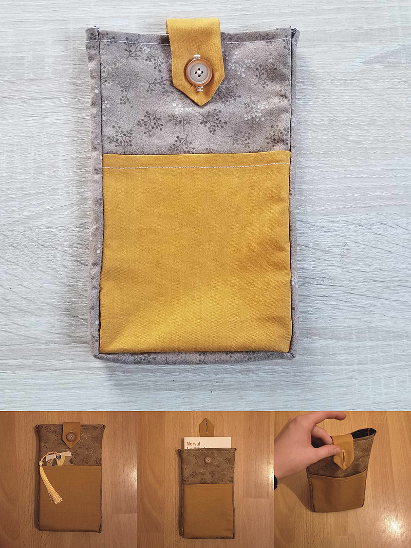 Pochette à livre automne, par Milou