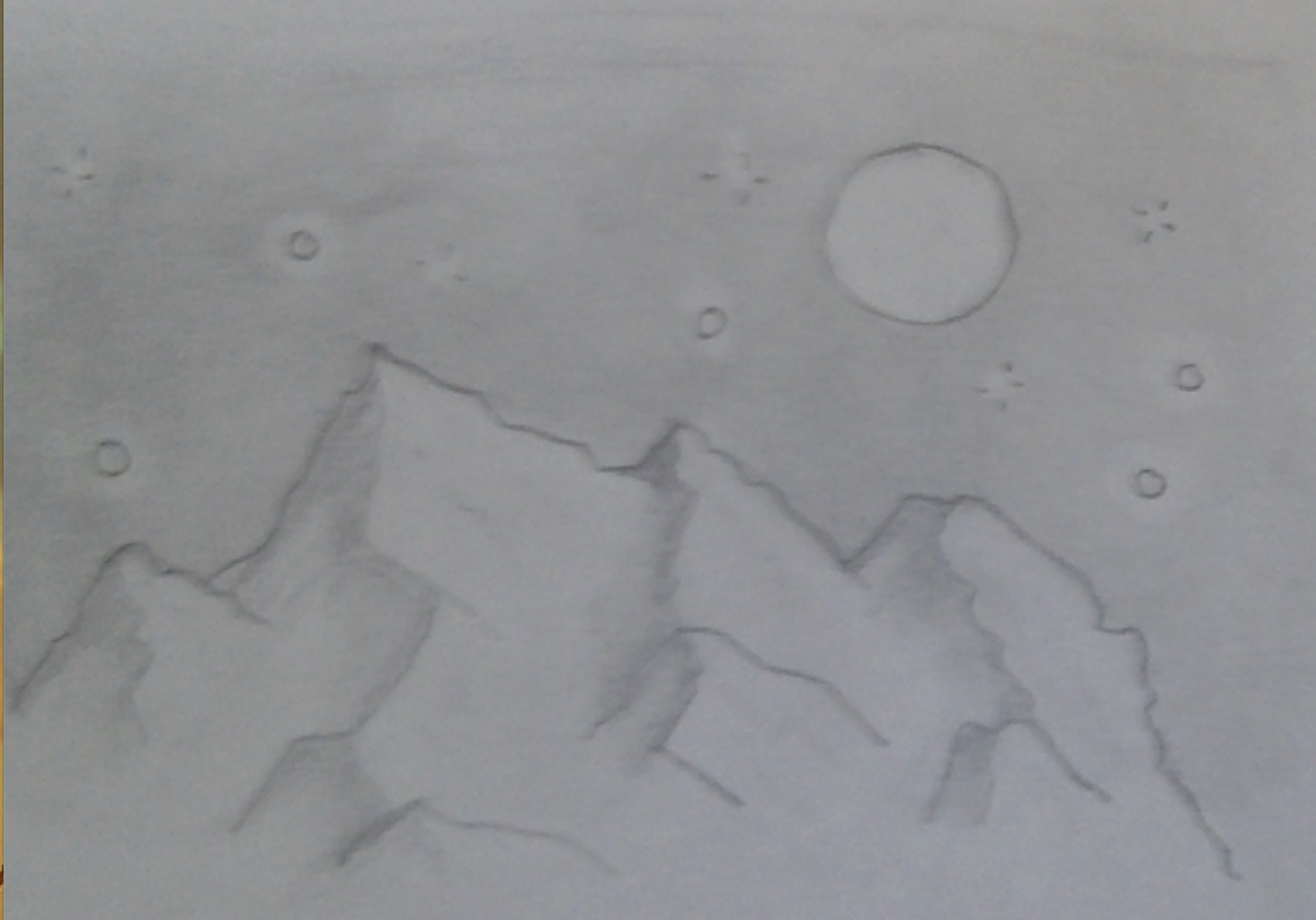 Montagne effet contraste, par Saso