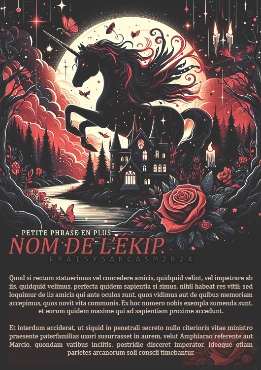 Licorne 4 • Aperçu, par Fraisy Sarcasm