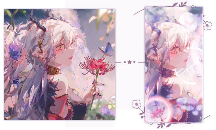 Apporter un peu de lumière, par Zukki