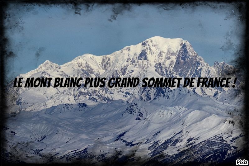 Le mont blanc, par plume rousse