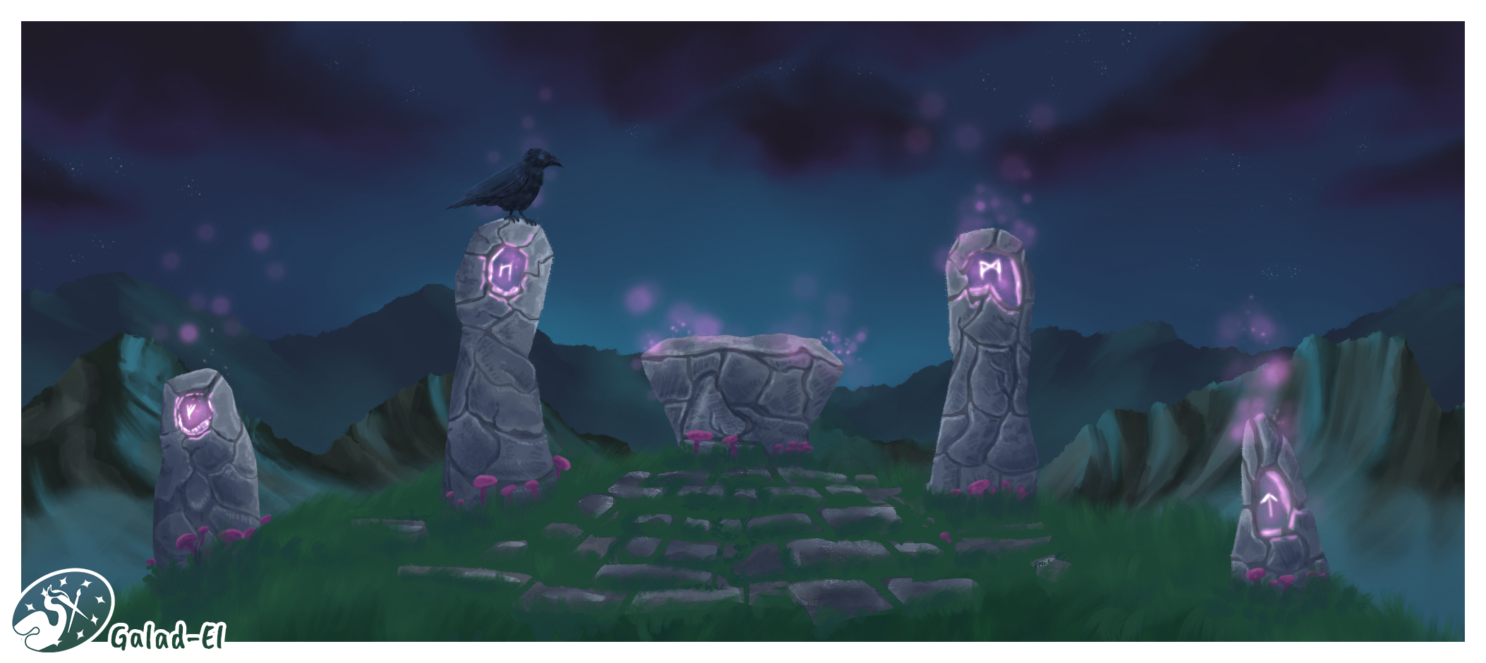 Le sommet des druides, par Galad-El