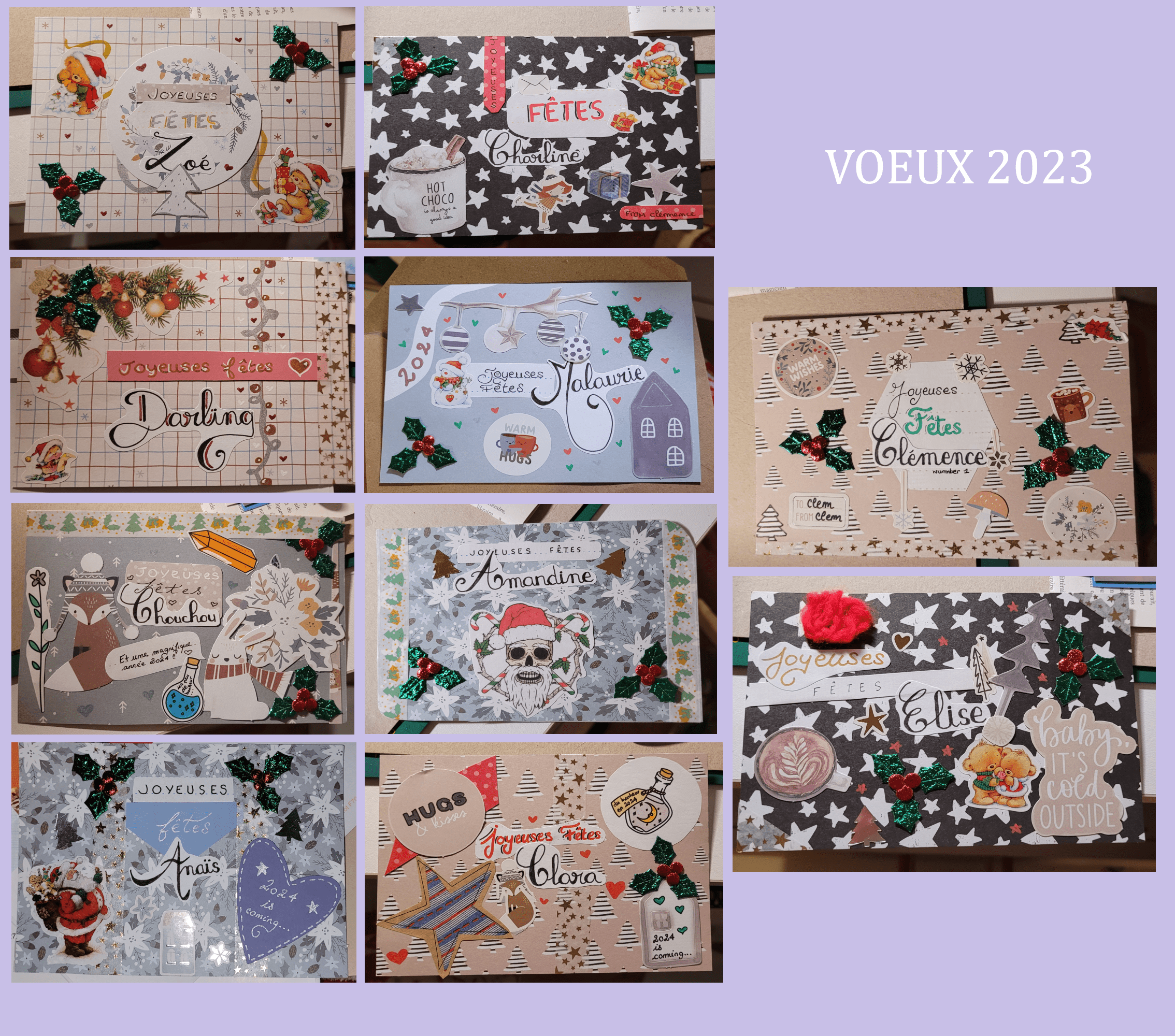 Des cartes de voeux, en veux-tu, en voila !, par Zukki