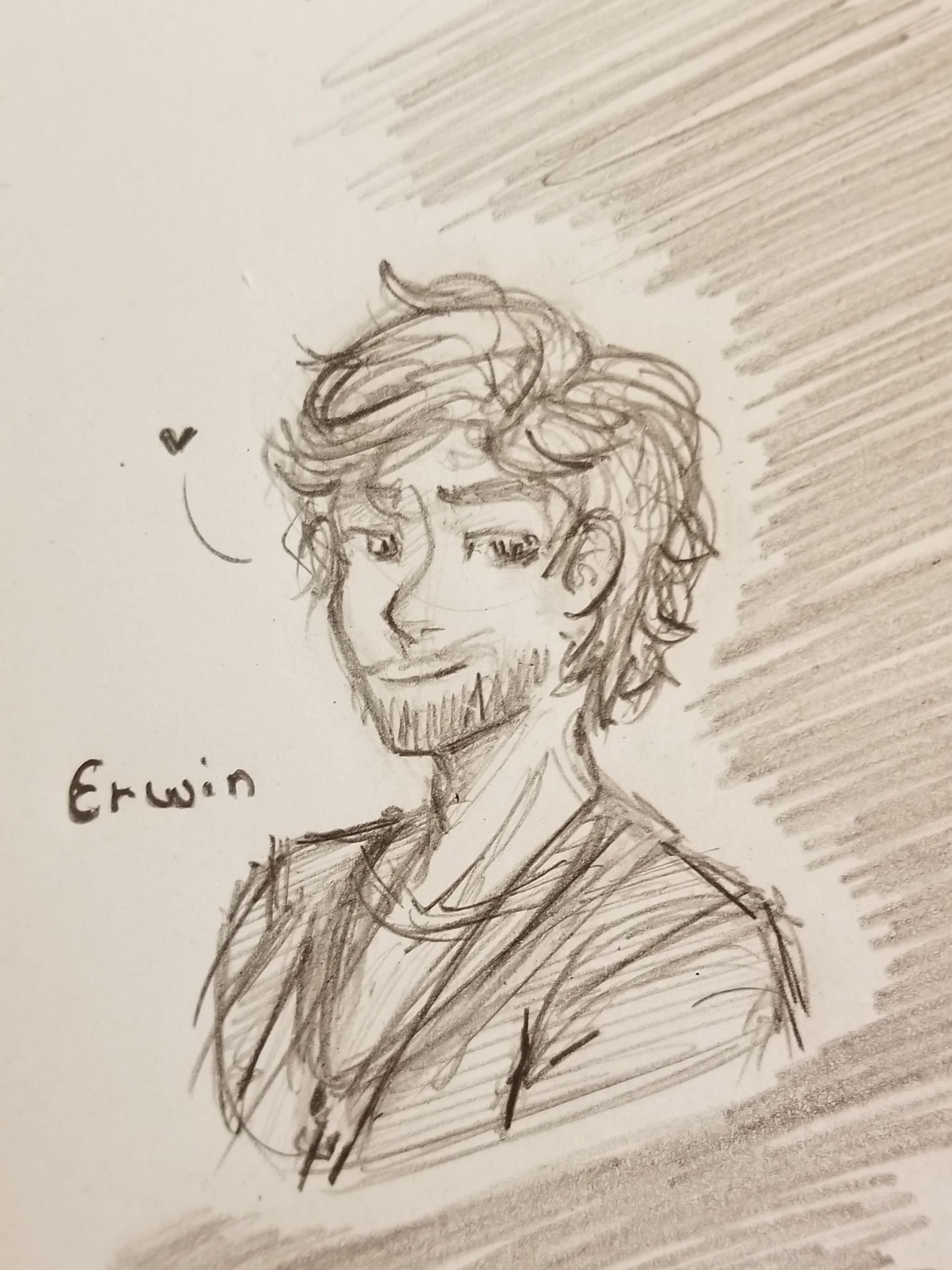 Erwin sketch, par Milou